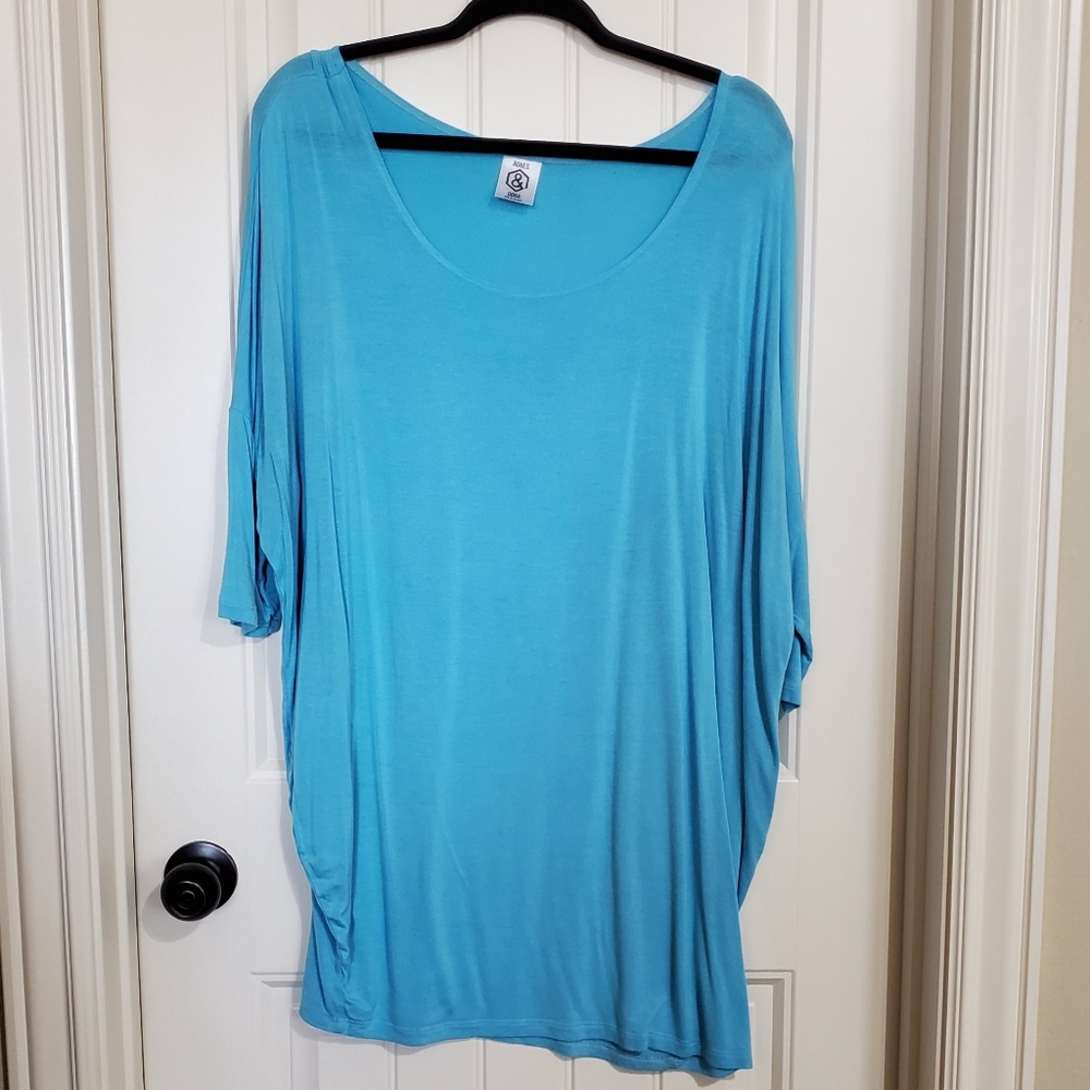 3 for $15 A&D Dolman solid light bright blue